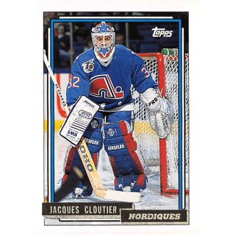 Paralelní karty - Cloutier Jacques - 1992-93 Topps Gold No.66