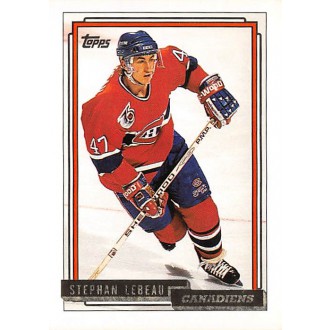 Paralelní karty - Lebeau Stephan - 1992-93 Topps Gold No.69