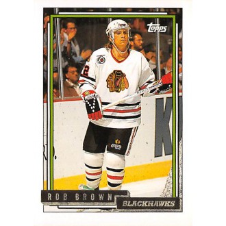 Paralelní karty - Brown Rob - 1992-93 Topps Gold No.72