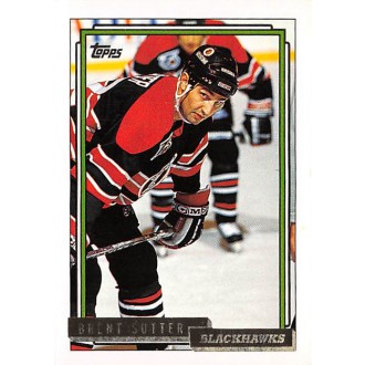 Paralelní karty - Sutter Brent - 1992-93 Topps Gold No.75