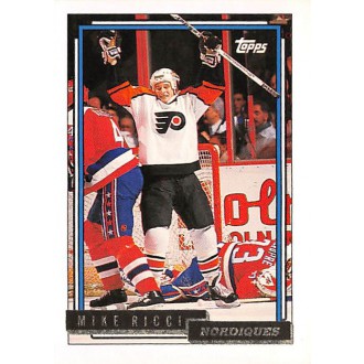 Paralelní karty - Ricci Mike - 1992-93 Topps Gold No.86