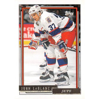 Paralelní karty - LeBlanc John - 1992-93 Topps Gold No.88