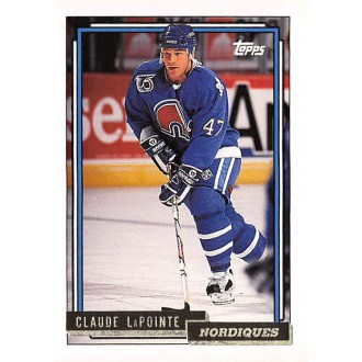 Paralelní karty - Lapointe Claude - 1992-93 Topps Gold No.94