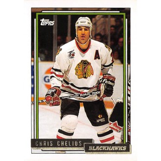 Paralelní karty - Chelios Chris - 1992-93 Topps Gold No.98