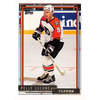 Paralelní karty - Eklund Pelle - 1992-93 Topps Gold No.117