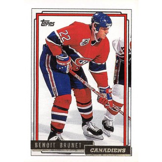 Paralelní karty - Brunet Benoit - 1992-93 Topps Gold No.137