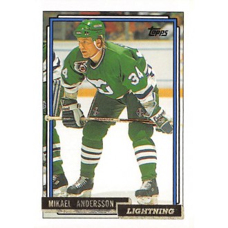 Paralelní karty - Andersson Mikael - 1992-93 Topps Gold No.151