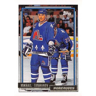 Paralelní karty - Tatarinov Mikhail - 1992-93 Topps Gold No.180