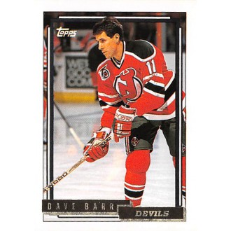 Paralelní karty - Barr Dave - 1992-93 Topps Gold No.197