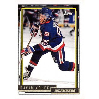 Paralelní karty - Volek David - 1992-93 Topps Gold No.204