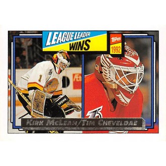 Paralelní karty - McLean Kirk, Cheveldae Tim - 1992-93 Topps Gold No.225