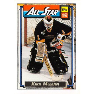 Paralelní karty - McLean Kirk - 1992-93 Topps Gold No.270