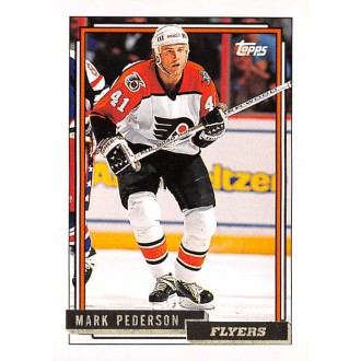 Paralelní karty - Pederson Mark - 1992-93 Topps Gold No.327