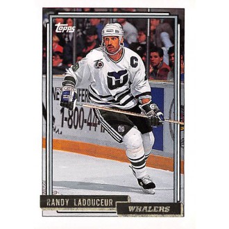 Paralelní karty - Ladouceur Randy - 1992-93 Topps Gold No.344