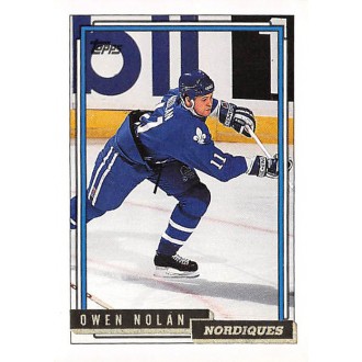 Paralelní karty - Nolan Owen - 1992-93 Topps Gold No.349