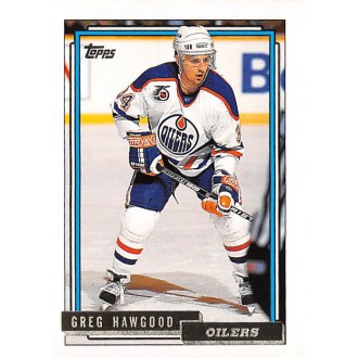 Paralelní karty - Hawgood Greg - 1992-93 Topps Gold No.358