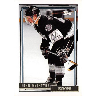 Paralelní karty - McIntyre John - 1992-93 Topps Gold No.369