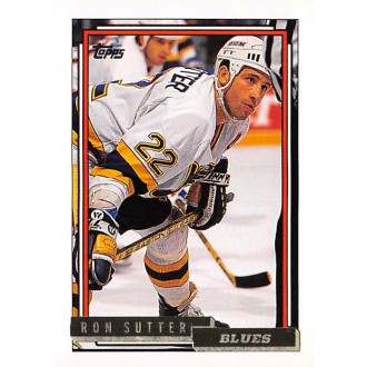 Paralelní karty - Sutter Ron - 1992-93 Topps Gold No.371