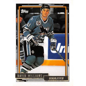 Paralelní karty - Williams David - 1992-93 Topps Gold No.372