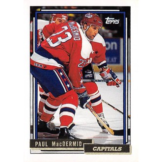 Paralelní karty - MacDermid Paul - 1992-93 Topps Gold No.391