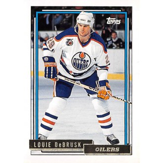 Paralelní karty - DeBrusk Louie - 1992-93 Topps Gold No.392