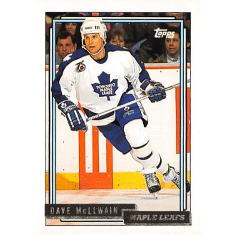 Paralelní karty - McLlwain Dave - 1992-93 Topps Gold No.393