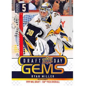 Insertní karty - Miller Ryan - 2009-10 Upper Deck Draft Day Gems No.GEM12