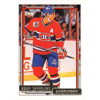 Paralelní karty - Skrudland Brian - 1992-93 Topps Gold No.408