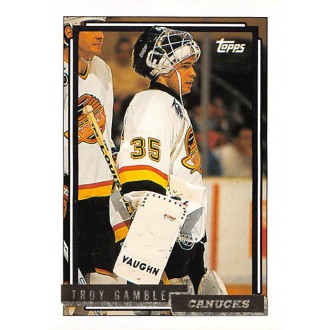 Paralelní karty - Gamble Troy - 1992-93 Topps Gold No.412