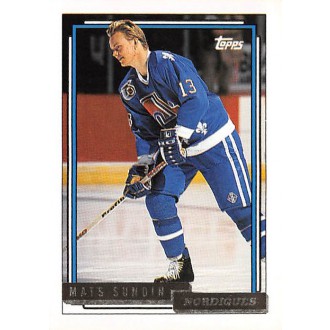 Paralelní karty - Sundin Mats - 1992-93 Topps Gold No.415