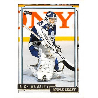 Paralelní karty - Wamsley Rick - 1992-93 Topps Gold No.425