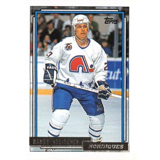 Paralelní karty - Velischek Randy - 1992-93 Topps Gold No.430