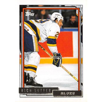 Paralelní karty - Sutter Rich - 1992-93 Topps Gold No.434
