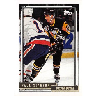 Paralelní karty - Stanton Paul - 1992-93 Topps Gold No.460