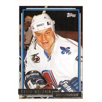 Paralelní karty - Wolanin Craig - 1992-93 Topps Gold No.487