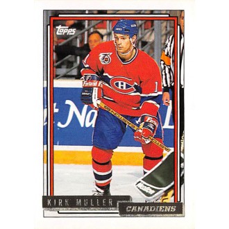 Paralelní karty - Muller Kirk - 1992-93 Topps Gold No.490