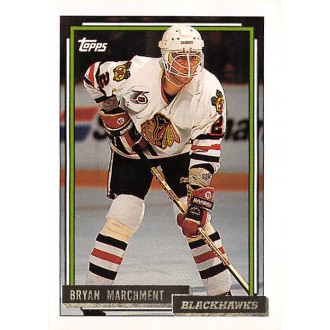 Paralelní karty - Marchment Bryan - 1992-93 Topps Gold No.501