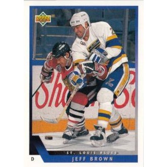 Řadové karty - Brown Jeff - 1993-94 Upper Deck No.130