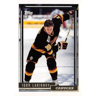 Paralelní karty - Larionov Igor - 1992-93 Topps Gold No.512