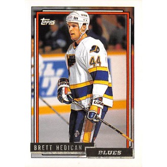 Paralelní karty - Hedican Brett - 1992-93 Topps Gold No.517