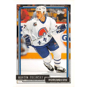 Paralelní karty - Ručinský Martin - 1992-93 Topps Gold No.523