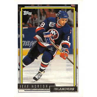 Paralelní karty - Norton Jeff - 1992-93 Topps Gold No.526