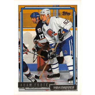 Paralelní karty - Foote Adam - 1992-93 Topps Gold No.528