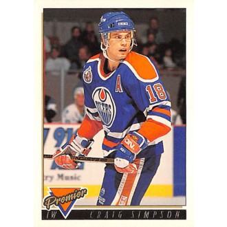 Paralelní karty - Simpson Craig - 1993-94 Topps Premier Gold No.231