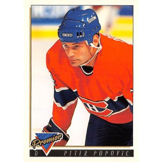 Paralelní karty - Popovic Peter - 1993-94 Topps Premier Gold No.361