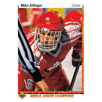 Řadové karty - Sillinger Mike - 1990-91 Upper Deck No.452