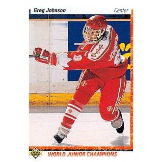 Řadové karty - Johnson Greg - 1990-91 Upper Deck No.460
