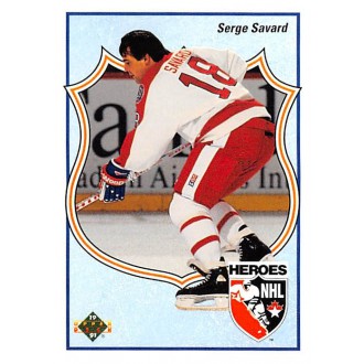 Řadové karty - Savard Serge - 1990-91 Upper Deck No.506
