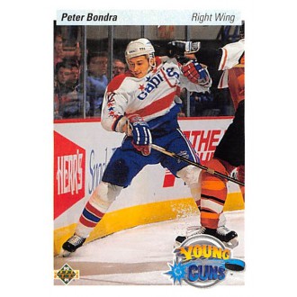 Řadové karty - Bondra Peter - 1990-91 Upper Deck No.536