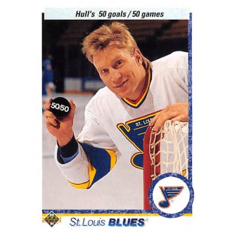 Řadové karty - Hull Brett - 1990-91 Upper Deck No.546